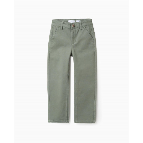 ZIPPY Παντελόνι CHINO Λαδί Α 16-ZKBAP0401_24053.