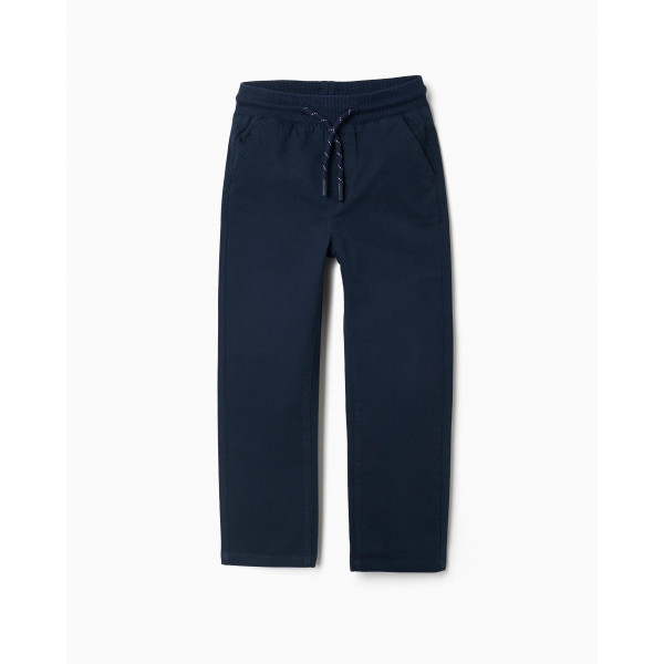 ZIPPY Παντελόνι TWILL Σκο΄ύρο Μπλε 16-ZKBAP0401_26034
