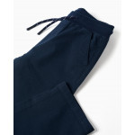 ZIPPY Παντελόνι TWILL Σκο΄ύρο Μπλε 16-ZKBAP0401_26034