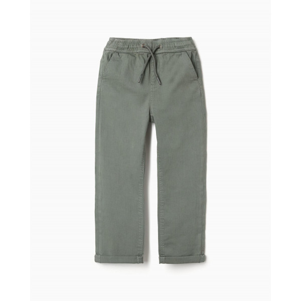 ZIPPY Παντελόνι TWILL Λαδί 16-ZKBAP0401_26036