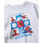 ZIPPY Πυτζάμα Γκρι/Μπλε Spiderman 16-ZKBUN0101_26047