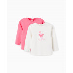 Zippy Σετ 2 Μπλούζες Εκρού Φούξια 26-ZBGAP0303_26008