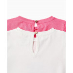 Zippy Σετ 2 Μπλούζες Εκρού Φούξια 26-ZBGAP0303_26008