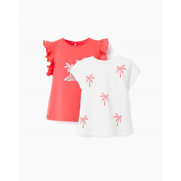 Zippy Σετ 2 Μπλούζες Κοραλί 26-ZBGAP0303_26014