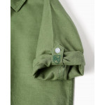 Zippy Πουκάμισο Λινό Πράσινο 26-ZKBAP0302_26023