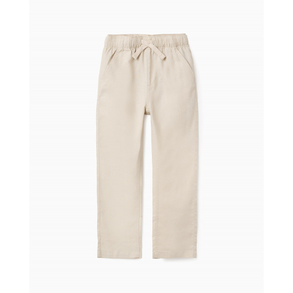 Zippy Παντελόνι Λινό Μπεζ 26-ZKBAP0401_26009