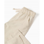 Zippy Παντελόνι Λινό Μπεζ 26-ZKBAP0401_26009