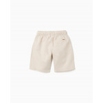 Zippy Σορτς Λινό Μπεζ 26-ZKBAP0402_26022