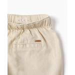 Zippy Σορτς Λινό Μπεζ 26-ZKBAP0402_26022