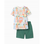 Zippy Σετ μπλούζα σορτς Πράσινο 26-ZKBAP0602_26012