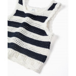 Zippy Μπλούζα τοπ πλεκτό Εκρού ριγέ 26-ZKGAP0202_26011