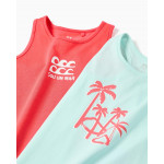 Zippy Σετ 2 Μπλούζες Τυρκουάζ Πορτοκαλί 26-ZKGAP0303_26045