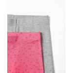 Zippy Σετ 2 Κολάν Φούξια Γκρι 26-ZKGAP0401_26018-1