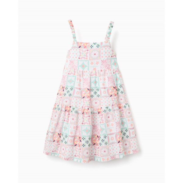 Zippy Φόρεμα Εκρού Εμπριμέ 26-ZKGAP0501_26035