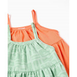 Zippy Σετ Φορέματα Φιστικί Πορτοκαλί 26-ZKGAP0501_26048