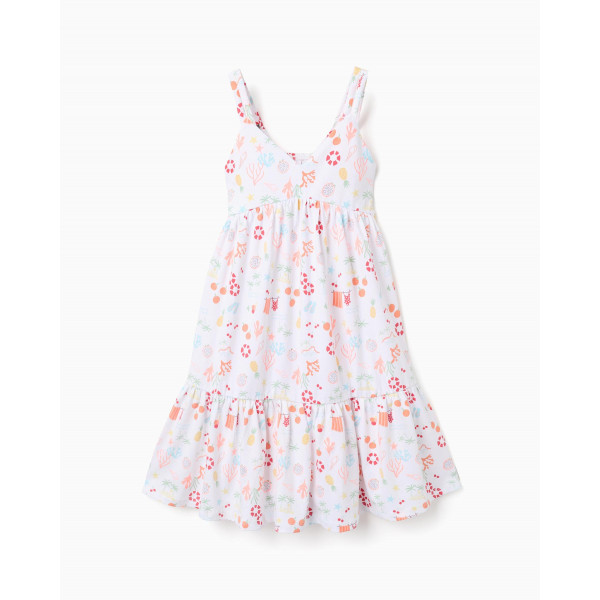 Zippy Φόρεμα Εκρού Εμπριμέ 26-ZKGAP0501_26036