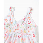 Zippy Φόρεμα Εκρού Εμπριμέ 26-ZKGAP0501_26036