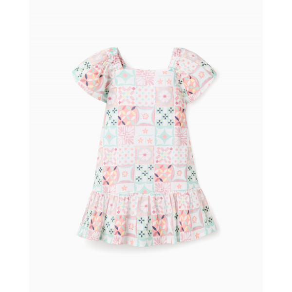 Zippy Φόρεμα Εκρού Εμπριμέ 26-ZBGAP0501_26036