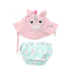 Zoocchini Σετ Μαγιό και Καπέλο UPF50+ Unicorn 6-12M ZOO12010M