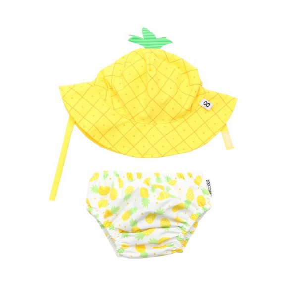 Zoocchini Σετ Μαγιό και Καπέλο UPF50+ Ανανάς 12M-24M ZOO12011L