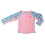 Zoocchini Αντιηλιακό Μπλουζάκι UPF50  Franny the Flamingo - 6-12m ZOO12202-6-12M