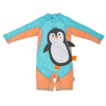 Zoocchini Ολόσωμο μαγιώ UPF50 Penguin - 6-12m ZOO12418-6-12M
