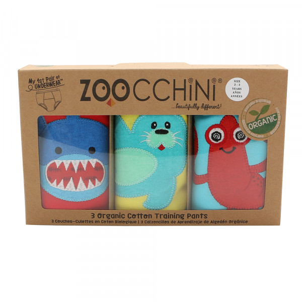Zoocchini Εκπαιδευτικά Βρακάκια - Ocean Pals 3E-4E  ZOO13011-3T/4T