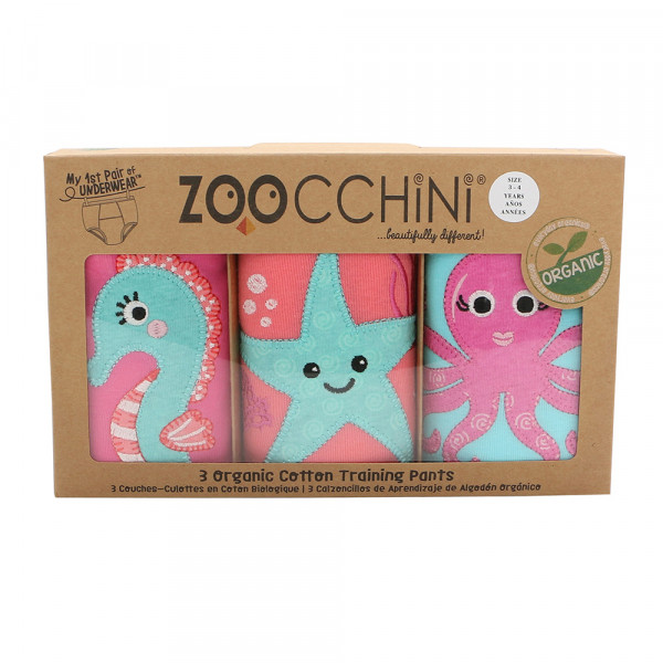 Zoocchini Εκπαιδευτικά Βρακάκια – Ocean Gals 2E-3E ZOO13012-2T/3T