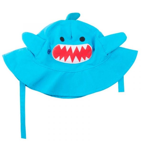 Zoocchini Αντηλιακό Καπέλο UPF50+ Καρχαριάκι 6M-12M ZOO15005M