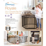 DreamBaby  Μπάρα Ασφαλείας  Royale 3 in 1 Μετατρέψιμη Black  BR75299