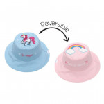 FlapJackKids Καπέλο Διπλής Όψης UPF 50  – Μονόκερος (Cotton)2E-4E FJKSH496M