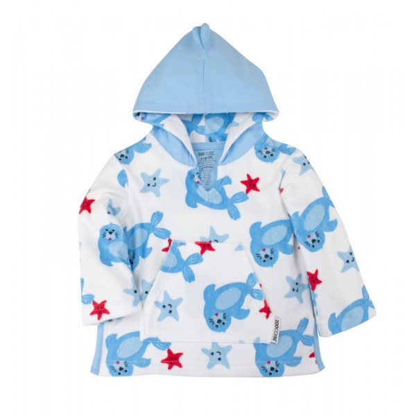Zoocchini Παιδικό Πόντσο Θαλάσσης Φώκια UPF50 12-24m ZOO12308M/L 