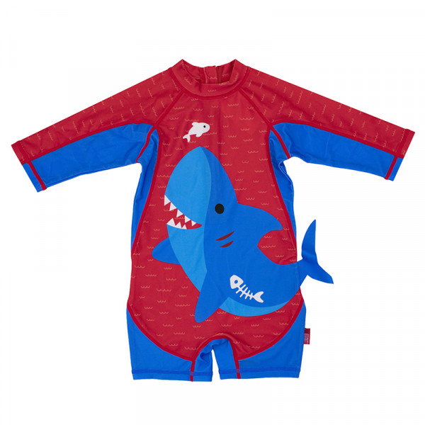 Zoocchini Ολόσωμο Μαγιό UPF50 Blue Shark 12-24M ZOO12412-12-24M