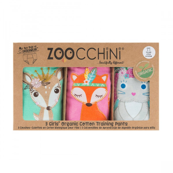 Zoocchini Εκπαιδευτικά Βρακάκια – Woodland Princesses - 3-4 ΕΤΩΝ ZOO8006