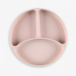 Minene Πιάτο Σιλικόνης με βεντούζα Light Pink 13312011060OS