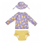 Zoocchini Σετ UV Μαγιώ Bucket Καπέλο Μπλούζα Pineapple - 2 ΕΤΩΝ ZOO16012-2T