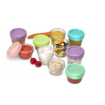 Melii – Glass Baby Food Containers (60 ml set of 6   120 ml set of 6) MEL16900