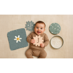 Petit Artichaut Birth gift set Daisy Blue PA2508