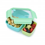 Melii Bento 2 θέσεων 880ml Lime-Mint-Blue MEL21850