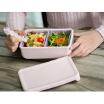 Melii – Bento Σιλικόνης 2 Θέσεων 700ml Blue/Mint MEL22310