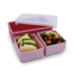 Melii Bento Σιλικόνης 2 Θέσεων 700ml Blush/Berry MEL22320 Melii Bento Σιλικόνης 2 Θέσεων 700ml Blush/Berry MEL22320