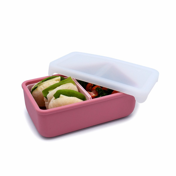 Melii Bento Σιλικόνης 2 Θέσεων 700ml Blush/Berry MEL22320