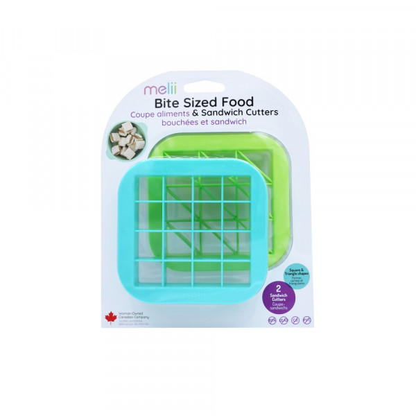 Melii Sandwich Cutters Blue/Lime 2τεμ MEL24110