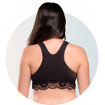  Carriwell Organic Δαντελένιο Σουτιέν Θηλασμού Κρουαζέ Μπεζ S CW255000