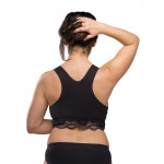  Carriwell Organic Δαντελένιο Σουτιέν Θηλασμού Κρουαζέ Μπεζ S CW255000