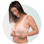  Carriwell Organic Δαντελένιο Σουτιέν Θηλασμού Κρουαζέ Μπεζ S CW255000