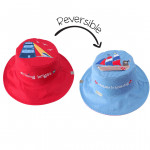 FlapJackKids Καπέλο Διπλής Όψης UPF 50  (Cotton) Tall Ship/Lighthouse  6Μ-24Μ FJKSH135S