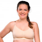 Carriwell 2 Pack Σουτιέν Θηλασμού Χωρίς Ραφές (Μαύρο/Μπεζ) - S/M CW308511