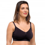 Carriwell 2 Pack Σουτιέν Θηλασμού Χωρίς Ραφές (Μαύρο/Μπεζ) - S/M CW308511