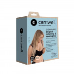 Carriwell 2 Pack Σουτιέν Θηλασμού Χωρίς Ραφές (Μαύρο/Μπεζ) - S/M CW308511